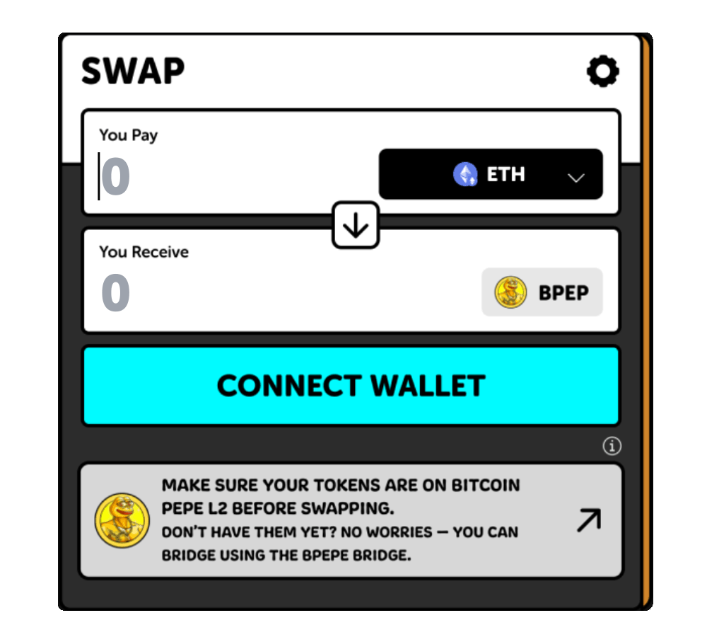 Bitcoin Pepe DEX